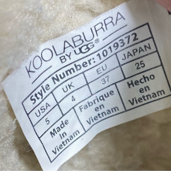 Koolaburra by UGG Victoria Short Boot Cognac Kids Size 5 - Picture 7 of 11